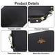 thumbnail image 4 of Cartera de cuero imeetu con cremallera y pulsera Negro, 4 of 5