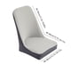 thumbnail image 3 of Funda de Silla Elástica, Fundas Deslizantes con Spandex, Protectoras, Tela Lavable para Comedor, Cocina, Banquete, 25x20x2cm, 3 of 6