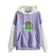 thumbnail image 2 of Puntoco Mujeres Moda Casual Estampado Cuello Redondo Suelto Manga Larga Tops Cortos Blusa Sin Capucha Sudaderas Puntoco Puntoco-771, 2 of 5