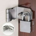 thumbnail image 6 of Anti Theft Stainless Steel Door Lock Hasp Staple Padlock Clasp Shed Latch Tool, 6 of 11
