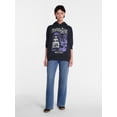 thumbnail image 2 of Anabelle Women's Studded Graphic Hoodie with Long Sleeves, Sizes XXS-XXL, 2 of 5