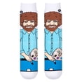 thumbnail image 2 of ODD SOX – Bob Ross 360 – Novelty Crew Socks – Size Large – Men's 8–12 / Women's 9.5–13.5 – Tv, 2 of 6