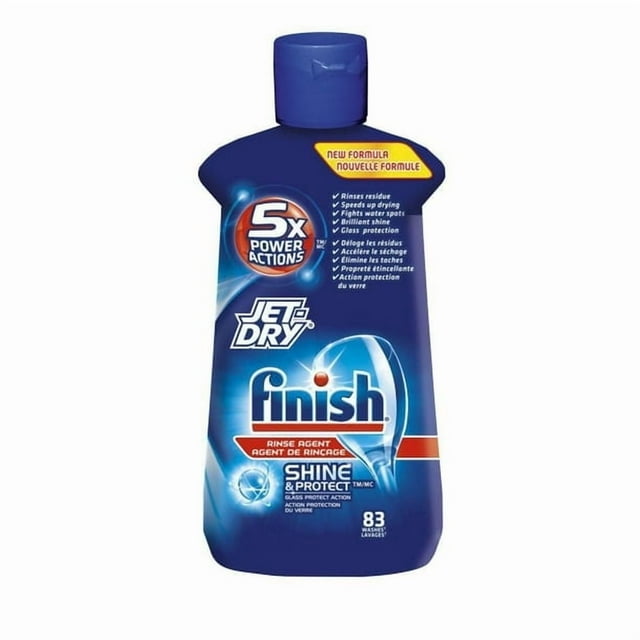 Finish Jet-Dry, Dishwasher Rinse Aid, Original, 250ml, Dishwasher Rinse Agent & Drying Agent