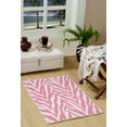 thumbnail image 3 of Furnish My Place Animal Print Rug - 8 ft. x 12 ft., Zebra Light Pink, Nylon Rug for Patio, Garden, Hallway, Living Room, 3 of 5