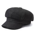 thumbnail image 6 of Womens Denim Newsboy Cap Cabbie Beret Hat With Visor Peaked Cap Casual Adjustable Denim Hat Headwear, 6 of 6