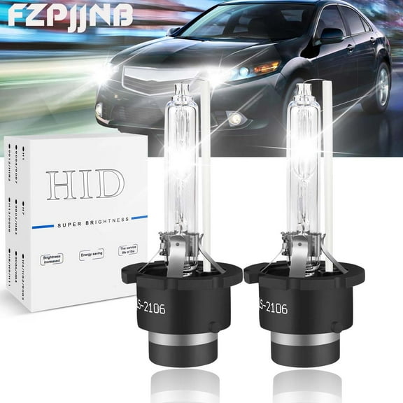 FZPJJNB For Acura TSX 2009-2014 - D2S 35W 6000K HID Xenon Low Beam Headlight Light Bulbs White
