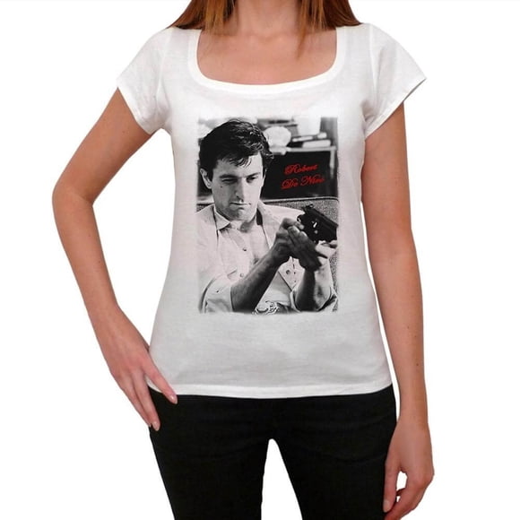 Women's Graphic T-Shirt Robert De Niro Eco-Friendly Ladies Limited Edition Short Sleeve Tee-Shirt Vintage Birthday Gift Novelty