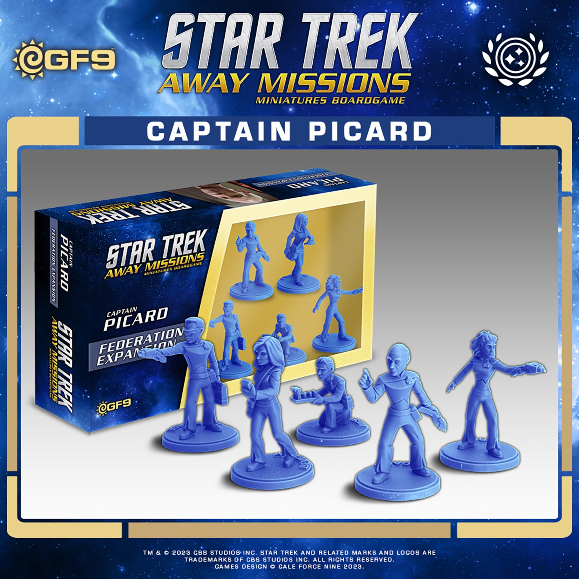 Gale Force Nine: Star Trek Away Teams - Captain Picard Expansion Gale Force Nine: Star Trek Away Teams - Captain Picard Expansion