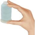 thumbnail image 6 of The Beadsmith Pure Silk Cord – Turquoise, Size F (0.348 mm), 140 Yards (420 ft), 1/2 oz Spool, 6 of 8