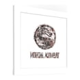 thumbnail image 4 of Gallery Pops Mortal Kombat - Stacked Airbrush Logo Wall Art, White Framed Version, 12" x 12", 4 of 5