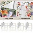 thumbnail image 3 of Vintage Flowers Kitchen Window Curtains, Swag Curtains Valance for Bedroom Living Room Bathroom, Spring Floral Botanical Pastoral Rod Pocket Window Treatment Curtain Block Drapes 2 Panels 36"x63", 3 of 9