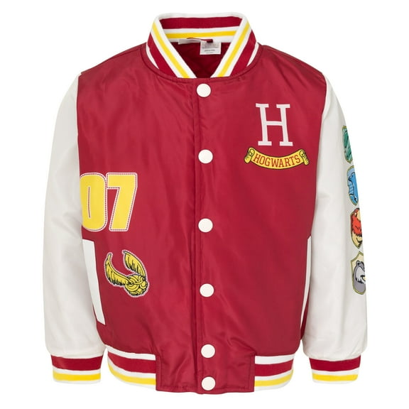 Harry Potter Varsity Bomber Jacket Logo Little Kid to Big Kid