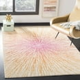 thumbnail image 3 of SAFAVIEH Evoke Vana Abstract Area Rug, Fuchsia/Cream, 9' x 12', 3 of 7