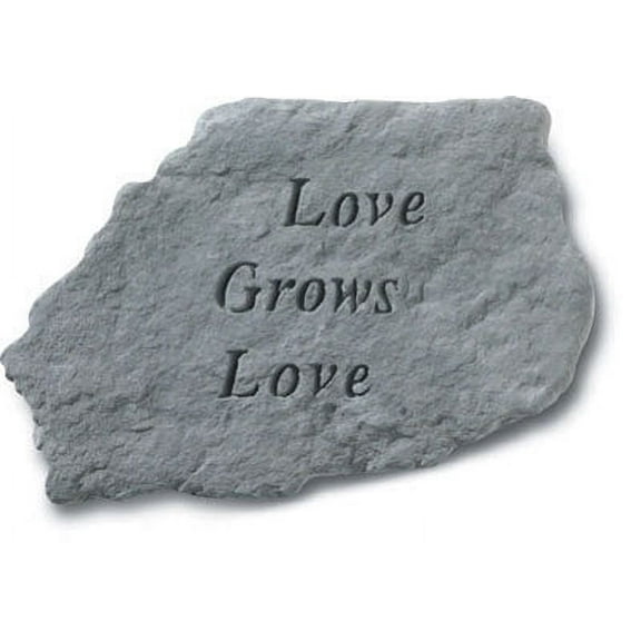 Love Grows Love… Memorial Garden Stone Décor