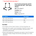 thumbnail image 2 of Front Tie Rod and Sway Bar Link Kit - Compatible with 2003 - 2009 Toyota 4Runner 2004 2005 2006 2007 2008, 2 of 2