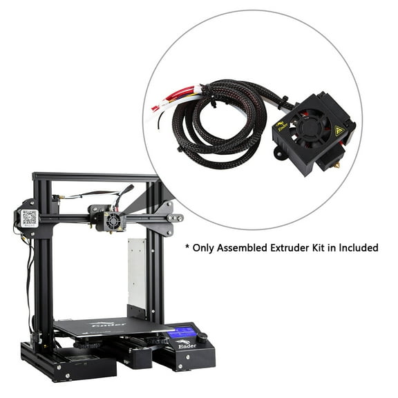 Full Assembled Extruder Kits Air Connections Nozzle for Ender 3/Ender 3 Pro