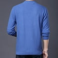 thumbnail image 2 of Akiihool Cardigan for Men V Neck Button Down Cardigans with Pockets Shawl Collar Cardigan (Sky Blue,M), 2 of 5
