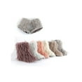 thumbnail image 4 of SIMANLAN Women Faux Fur Boots Fuzzy Fluffy Furry Round Toe Suede Winter Snow Boots Flat Shoes, 4 of 5