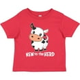 thumbnail image 3 of Inktastic New to the Herd Cute Cow Boys or Girls Toddler T-Shirt, 3 of 5