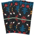 thumbnail image 2 of Kitchen Towels Talavera Ceramic Folk Tile Pattern Cleaning Towel Absorbent Hand Towels Tea Towels for Home Restaurant Dish Clean 28" x 18", 6PCS, 2 of 7