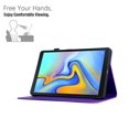 thumbnail image 5 of GSFY Case for Samsung Galaxy Tab A 10.1 2016, Smart Premium PU Leather Wallet Stand Protective Shell with Stylus Holder Auto Sleep Wake for Samsung Galaxy Tab A 10.1 2016 (SM-T580/T585), Purple, 5 of 7
