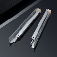 thumbnail image 4 of Knobonly 6 Pair 21" Soft Close Drawer Rails Full Extension, Undermount Zinc Plated Drawer Slides, Mounting Screws and Adjustable Locking Device Included, 85 lb Load Capacity, 4 of 4