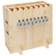 thumbnail image 4 of Soporte de madera para aerógrafo con divisor de de 8 vías, almacenamiento con 2 cajones, mesa de , soporte para aerógrafo para espacio de, 4 of 9