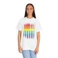 thumbnail image 3 of Grunge Pride: Rainbow Flag Comfort Colors 1717 T-Shirt Tee, 3 of 3