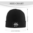thumbnail image 3 of World's Best Papa Beanie Knit Women Men Winter Warm Cap, 3 of 7
