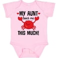 thumbnail image 3 of Inktastic My Aunt Loves Me Nephew Boys or Girls Baby Bodysuit, 3 of 5