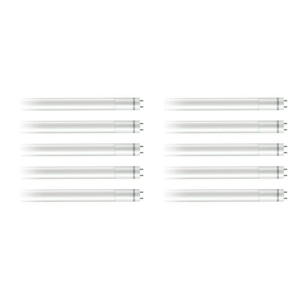 Philips MainsFit LED Tube 575506, MasterClass T8, 48 inch, 10.5 watts, 1650 lumens, 5000K Color Temperature, Type B Ballast Bypass, 70,000 hour, (case of 10), 10.5T8/MAS/48-850/MF16/P