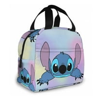 Stitch Lunch Bag Insulated Cute Stitch Lunch Box Portable Handbag Suitable for Men Women Work Picnic Travel