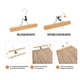 thumbnail image 2 of Ganchos de madera resistentes para pantalones, color natural, paquete de 10, 2 of 4