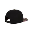 thumbnail image 3 of Mens Compton Hat - Los Angeles City Snapback Cap, Black/Floral, 3 of 4