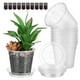 thumbnail image 1 of 8 macetas de orquídeas de plástico transparente con orificios de drenaje, macetas ranuradas para orquídeas con platillo incluido, 1 of 7