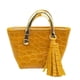thumbnail image 4 of Bolso de mano para figuras de acción a escala 1:6 de 12 pulgadas, bolso de moda para mujer soldado con borlas. amarillo, 4 of 9