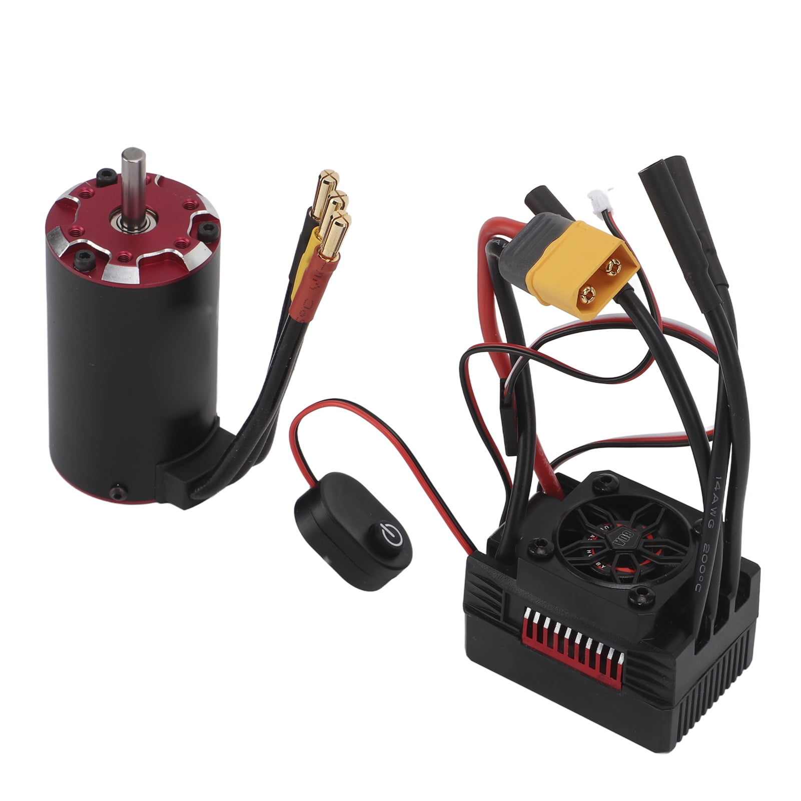 ESC And Motor Combo, High Accuracy RC 3665 Brushless Motor Temperature ...