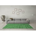 thumbnail image 3 of Ahgly Company Indoor Round Oriental Emerald Green Industrial Area Rugs, 6' Round, 3 of 4