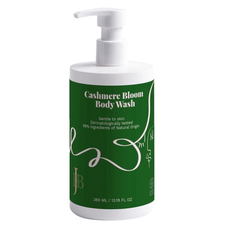 Cashmere Bloom ECOCERT Natural Certified Sensitive Skin Body Wash, 390ml
