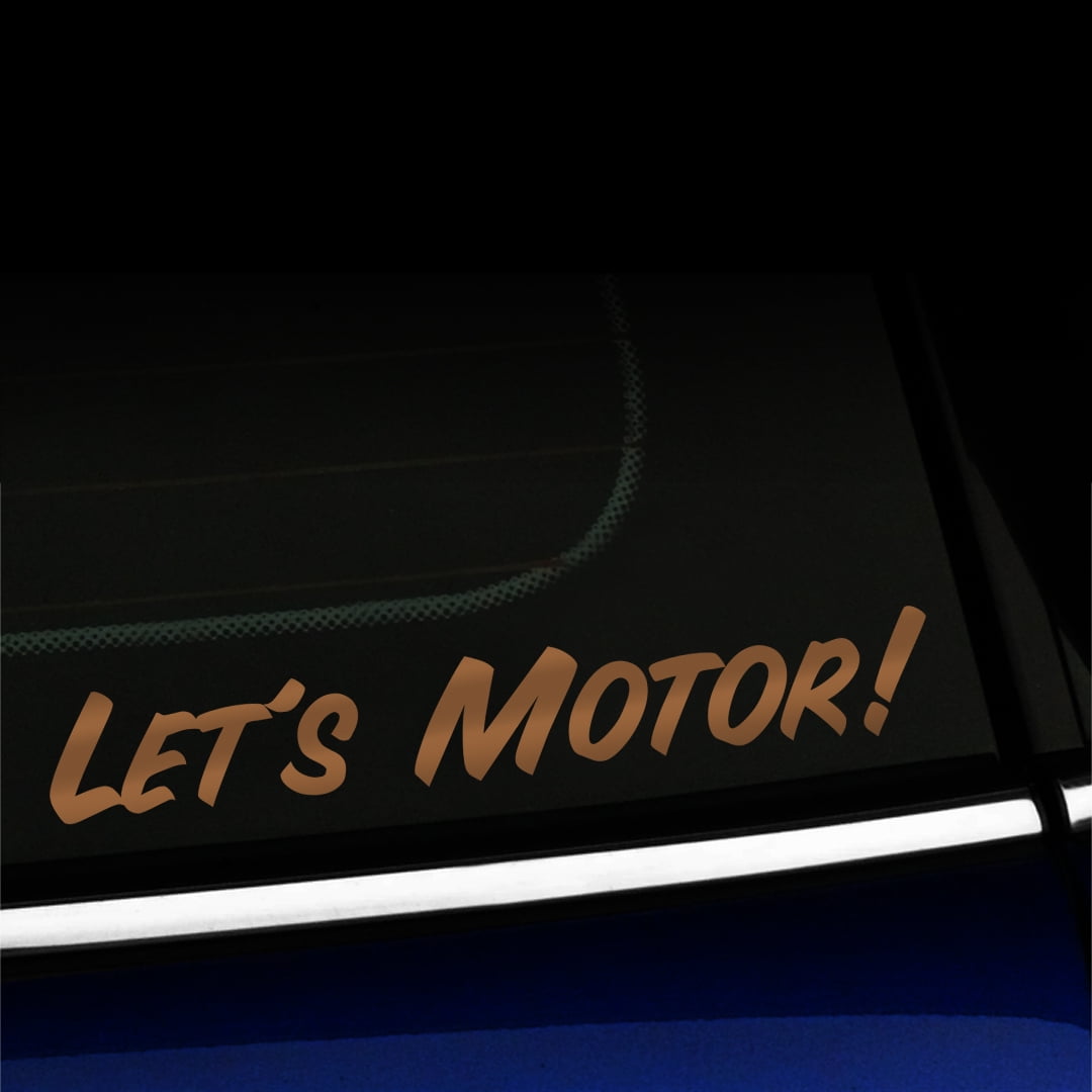 Let's motor Decal - Vinyl Decal For MINI Cooper - Choose Color ...