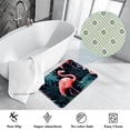 thumbnail image 3 of Flamingo Non-Slip Polyester Door Mat Floor Mats Bath Rugs Machine Washable, 3 of 6