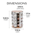 thumbnail image 2 of JS Gourmet Rotatable Spice Seasoning Organizer Rack with 16 Glass Jars, 2 of 8