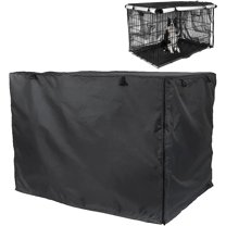 Dog Crate Cover - Double Door, Waterproof Windproof Pet Kennel Cover, Dog Kennel Cover with Air Vent Window, for Wire Dog Crate Indoor Outdoor Protection, Cover Only