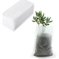 thumbnail image 2 of 100-Pack Non-Woven Plant Grow Bags, Fabric Pots For Seedlings, Outdoor Gardening & Greenhouse, Breathable Root Growth Containers For Vegetables, Flowers & Herbs（8X10Cm / 4.5X8Mm Diameter 2）, 2 of 6