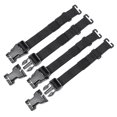 thumbnail image 2 of 4Pcs Sangles de Sac à Dos avec Boucle Clips Sangles de Compression pour Sac à Dos Sangle Accessoire Sangles de Bagage Noir, 2 of 6