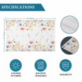 thumbnail image 6 of Farms Pink Blue Poppy Flowers Placemats Set of 4,Wipeable Washable Table Mats for Dining Tables, Country Floral Art Place Mats for Kitchen Event Party Tabletop Decor, 6 of 9
