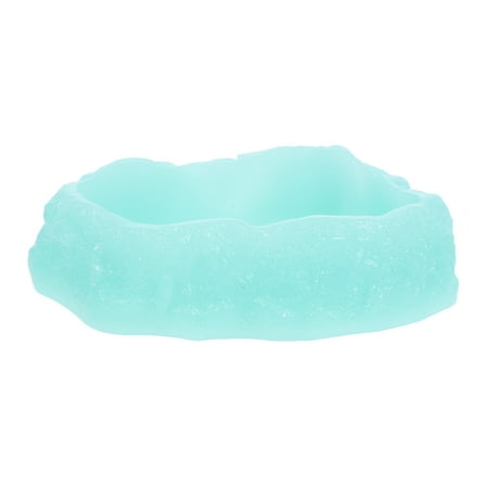 YSNOOWE Luminous Reptile Water Bowl 1Pack for Geckos and Bearded Dragons 8.7X3.3X1.1In