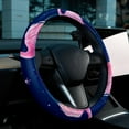 thumbnail image 6 of Flamingo 14.5 Inch Printing PVC Leather Auto Accessories Steering Wheel Cover, 6 of 6