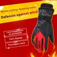 thumbnail image 5 of Ski Gloves,Winter Waterproof Snowboard Snow, 3M Warm Touchscreen Cold Weather Women Gloves Wrist Leashes, 5 of 5
