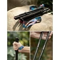 thumbnail image 3 of AONIJIE Trekking Poles -2 Ultralight Collapsible Carbon Fiber Hiking Sticks, Black,120cm, 3 of 8